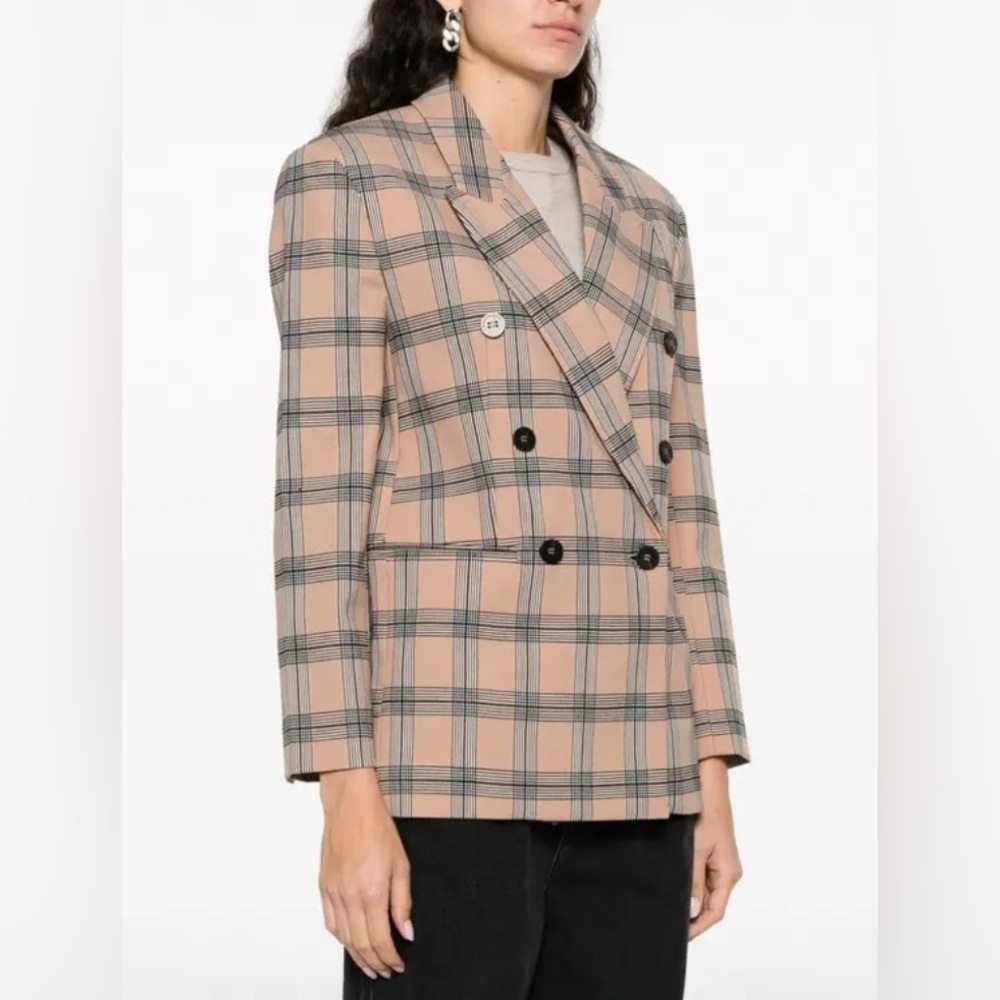 Luminosity Checked Blazer in Cream/Black NWOT